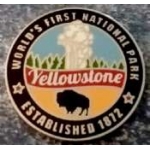 YELLOWSTONE PIN WORLD'S FIRST NATIONAL PARK PINS